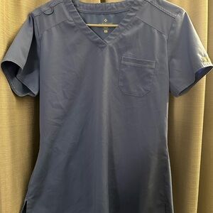 Cecil blue Scrubs V-Neck Women's by Medcouture